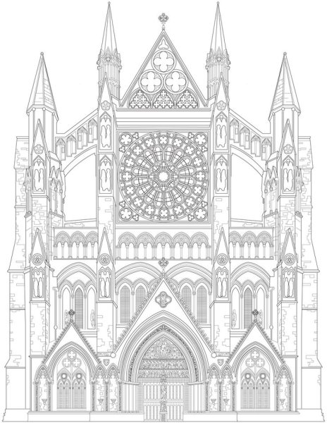 Готический стиль рисования