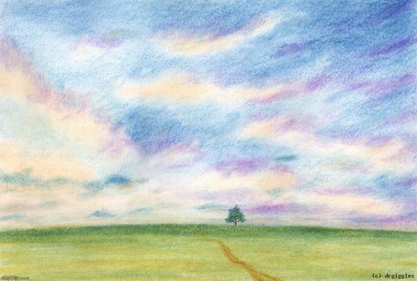 Облака пастелью