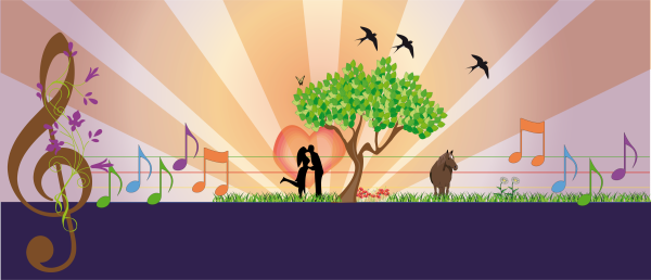Музыкальная природа рисунок