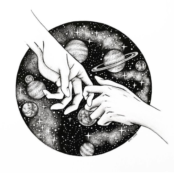 Рисование заката для детей