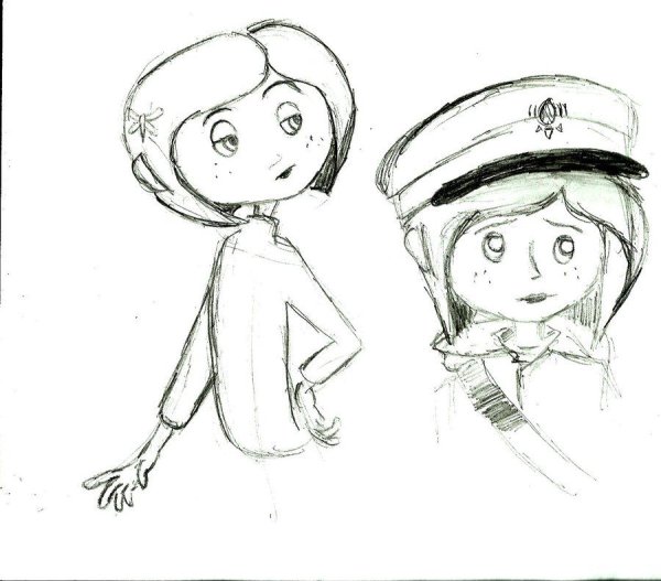 Коралина скетчи