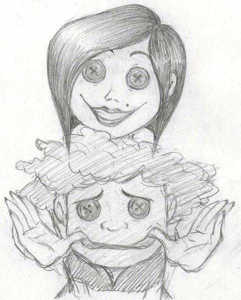 Рисунки Каролины в стране кошмаров