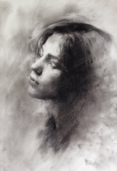 Наброски углем