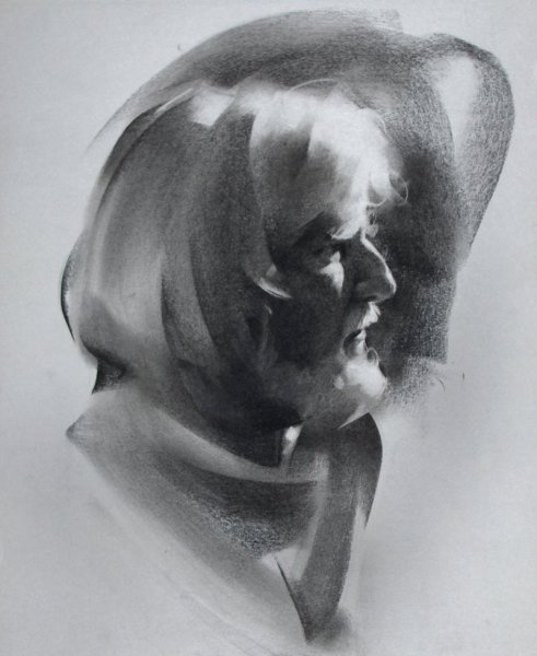 Рисуем углем для начинающих