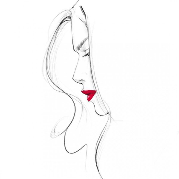 Очертания женской фигуры