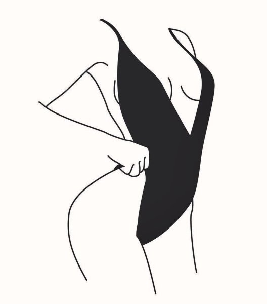 Очертания женского тела