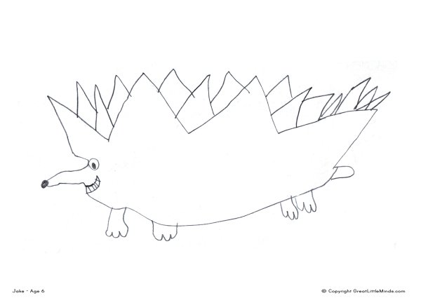 Еж раскраска