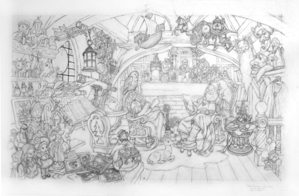 Щелкунчик черно белые иллюстрации