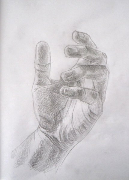 Руки карандашом