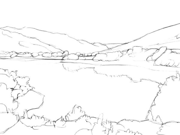 Природа в графике