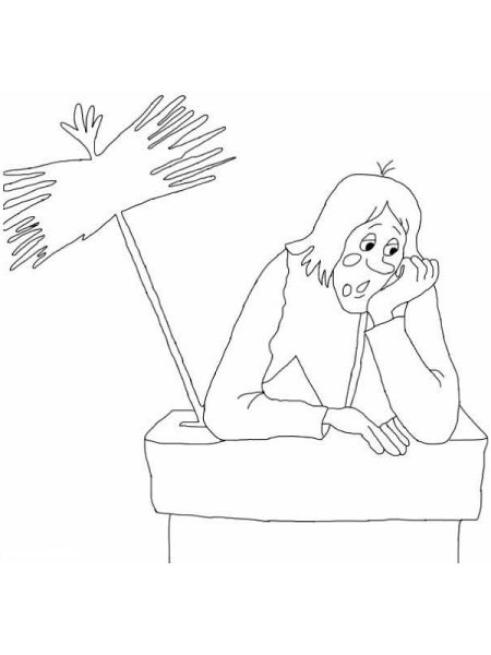 Летучий корабль раскраска для детей