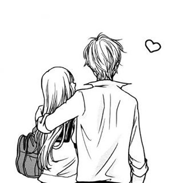 Рисунки для срисовки парочки