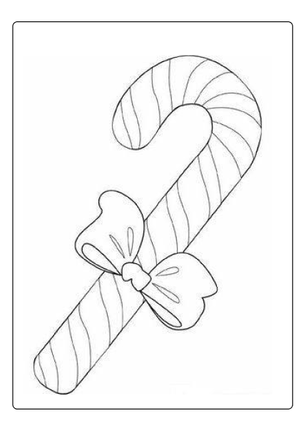 Раскраска конфетка