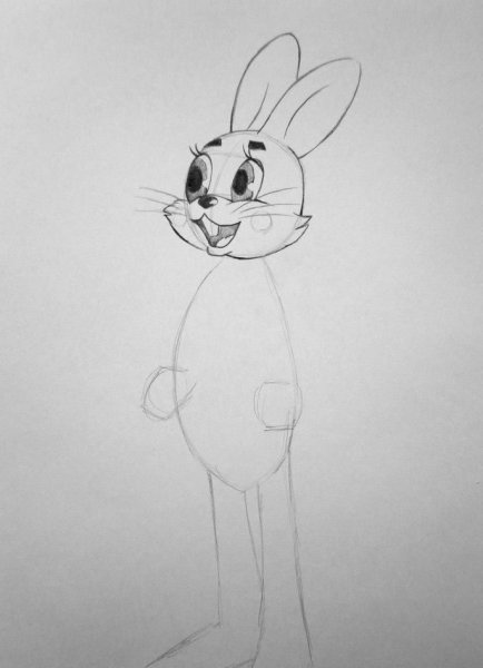 Рисовать зайца из ну погоди