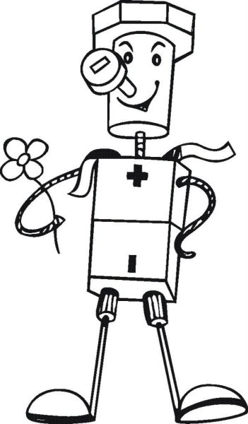 Карандаш и Самоделкин раскраска