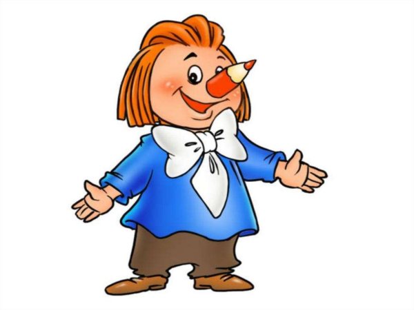 Карандаш из веселых человечков