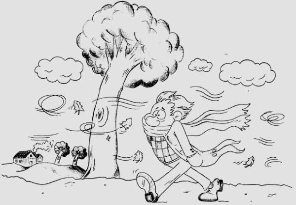 Ветер раскраска