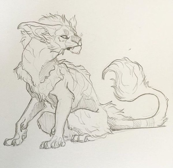 Мифические существа зарисовки