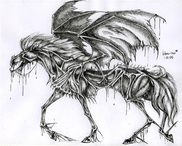 Скетчи мистических существ