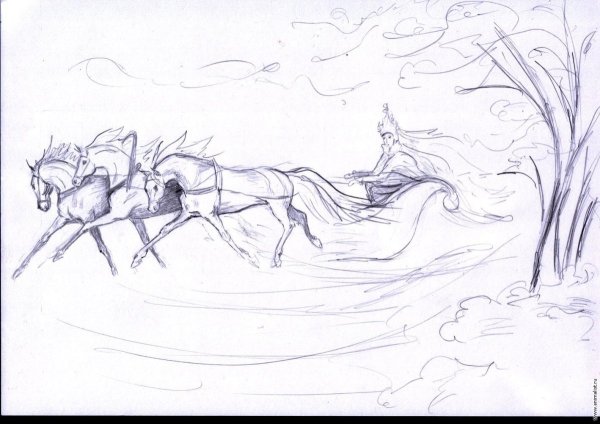 Лесной царь рисунок