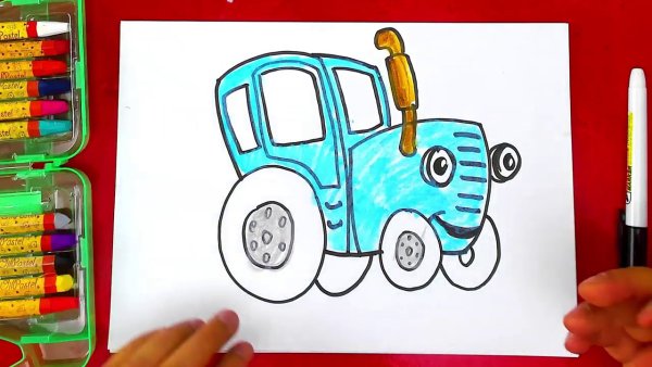 Трактор Гоша разукрашка