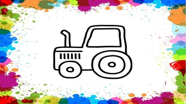 Рисунок трактора МТЗ 80