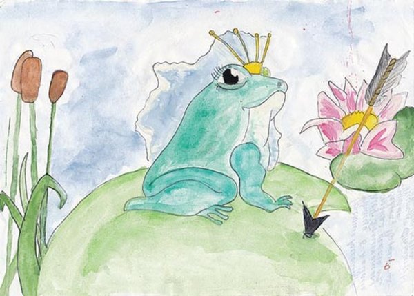 Рисунок Иван Царевич и Царевна лягушка