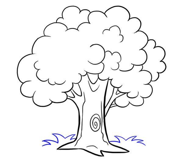Дерево раскраска
