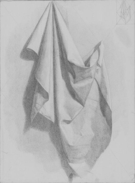 Чистяков Академический рисунок драпировки