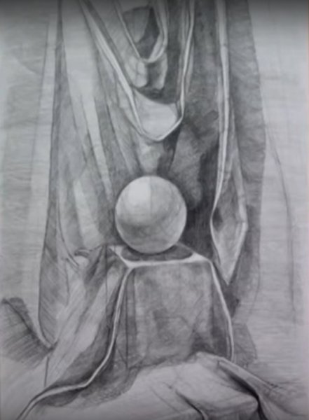 Драпировка мягким материалом