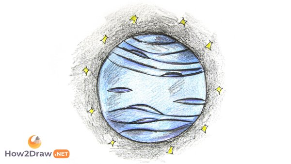 Нептун Планета рисунок