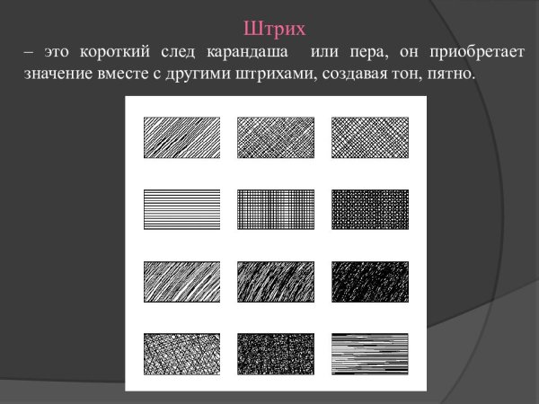 Штрих в изобразительном искусстве