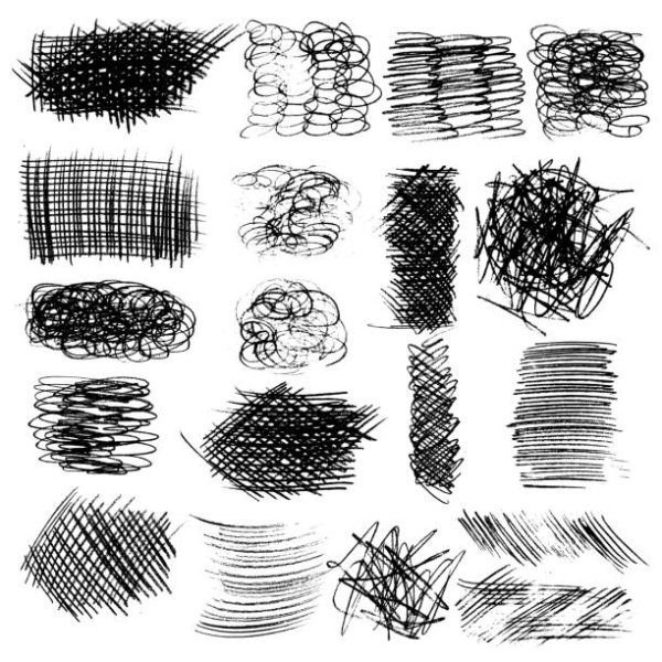 Виды штриховки в рисунке