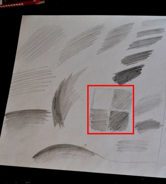 Основные виды штриховки карандашом