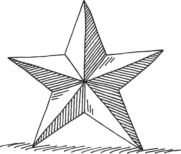 Звезда черчение