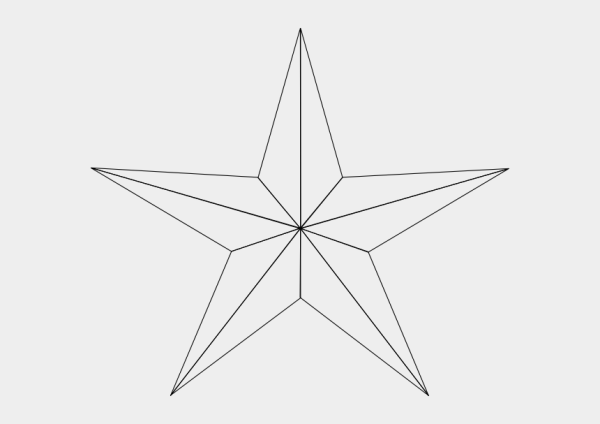 Звезда рисунок схема