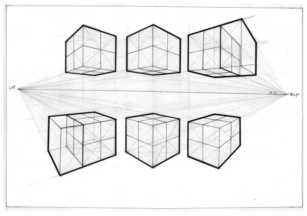 Фигуры карандашом