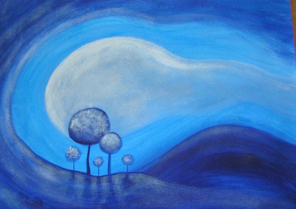 Голубые глаза рисовать