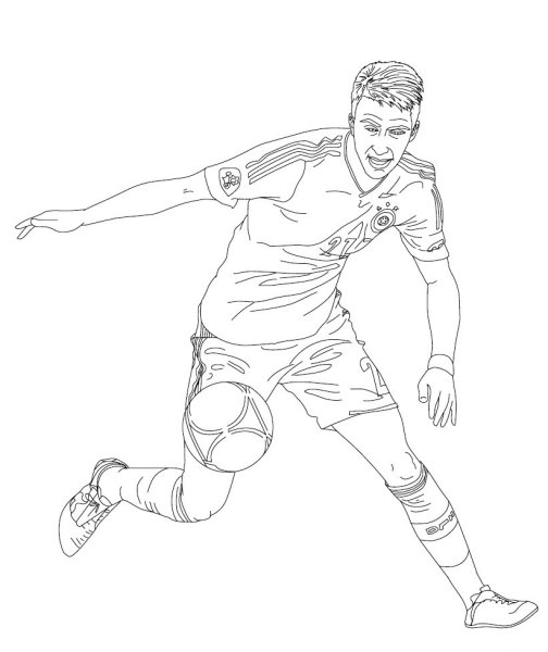 Раскраска Кристиано Роналдо