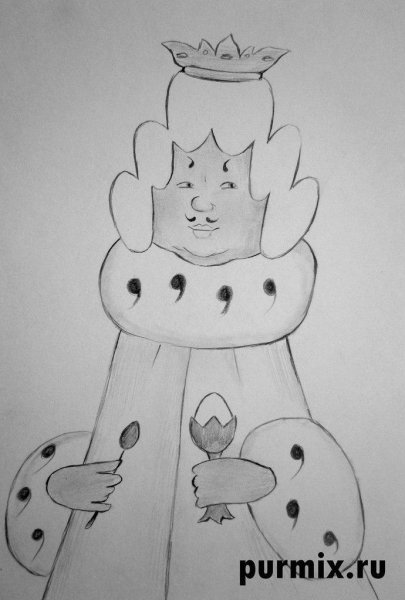 Царь раскраска