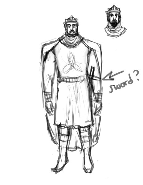 Король эскиз