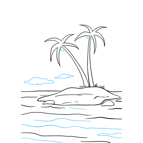 Остров карандашом