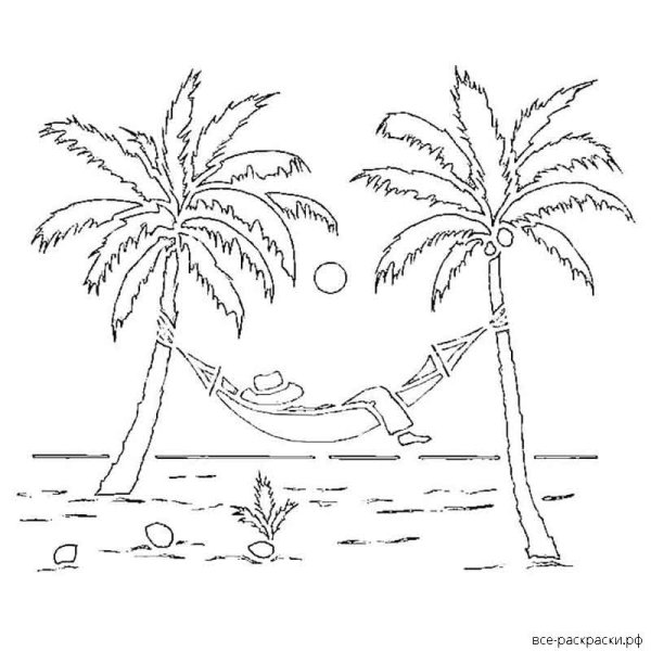 Необитаемый остров карандашом