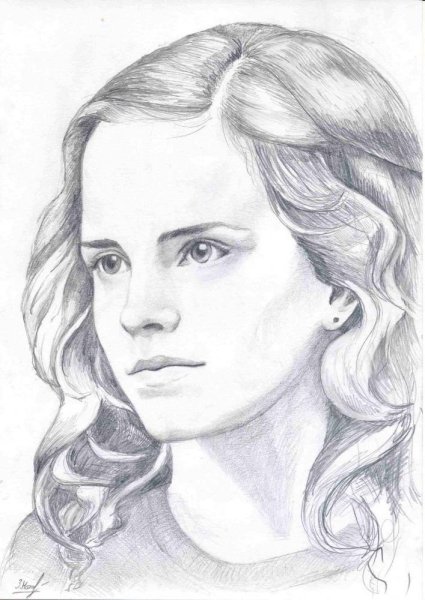 Гермиона Грейнджер для срисовки