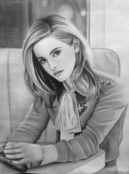 Гермиона Грейнджер портрет ручкой