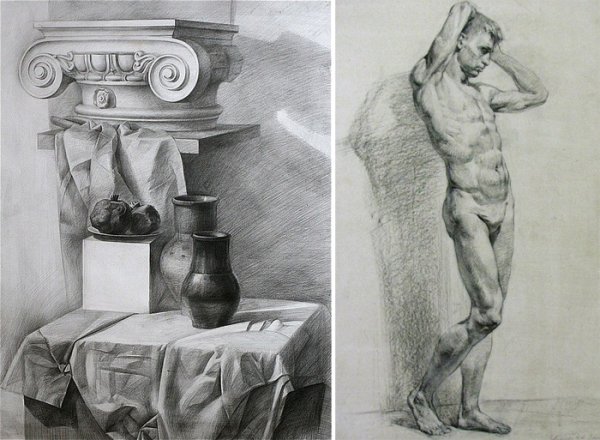 Светотень шар, конус, цилиндр, куб