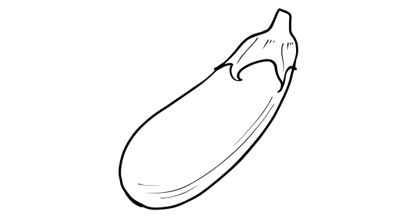 Загадка раскраска баклажан для детей 4-5