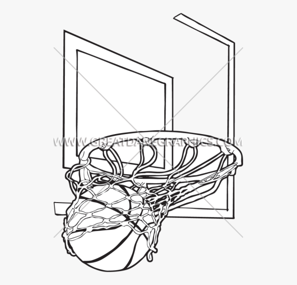 Баскетбольное кольцо раскраска