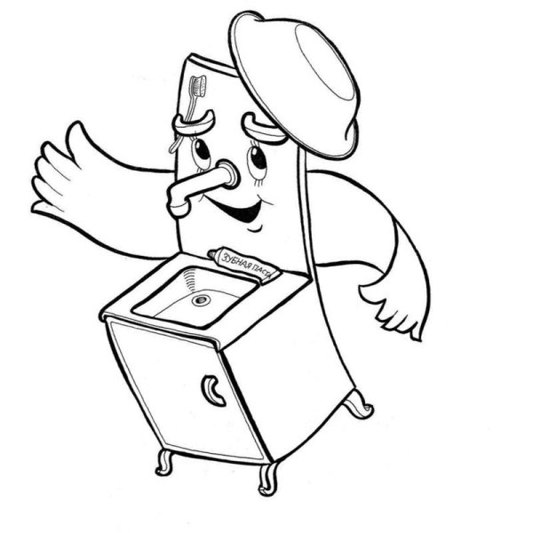 Иллюстрации по творчеству Чуковского Мойдодыр