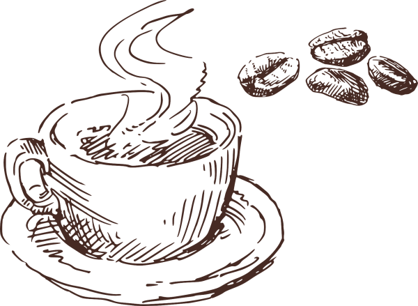 Чашка кофе рисунок